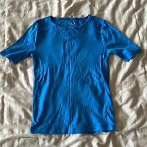 Blue J-Crew Perfect Fit T-Shirt